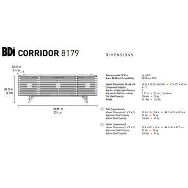 BDI Corridor 8179 Charcoal Stained Ash